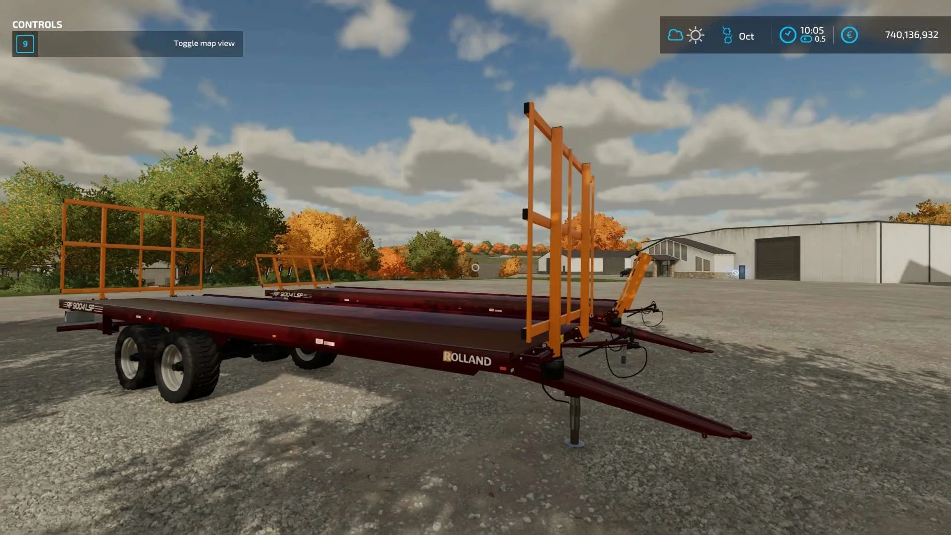 Rolland 9004 Baletrailer v1.0 FS22 FS22 Mod Free Download