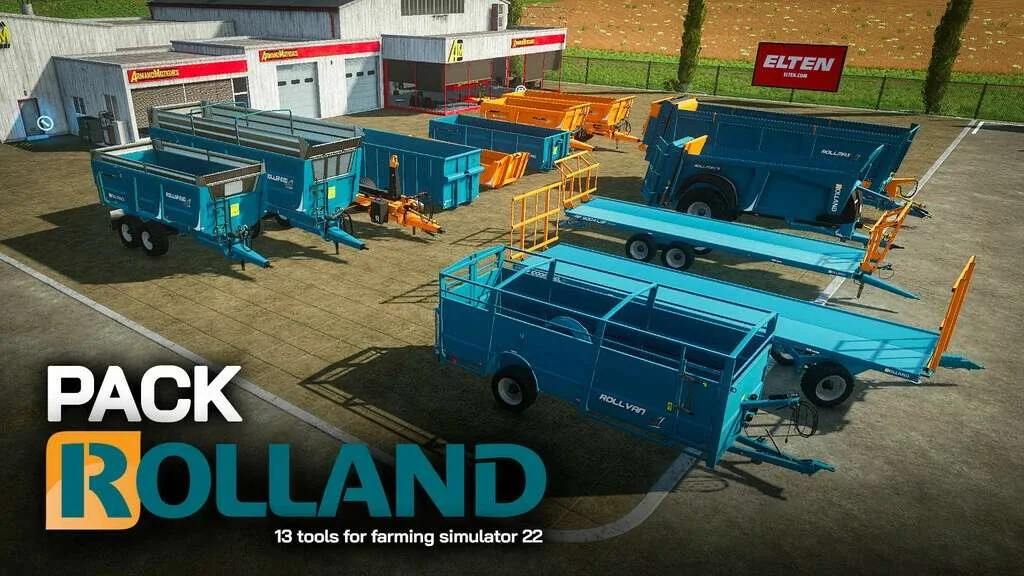 Rolland Pack v1.0.0.1 FS22 FS22 Mod Free Download