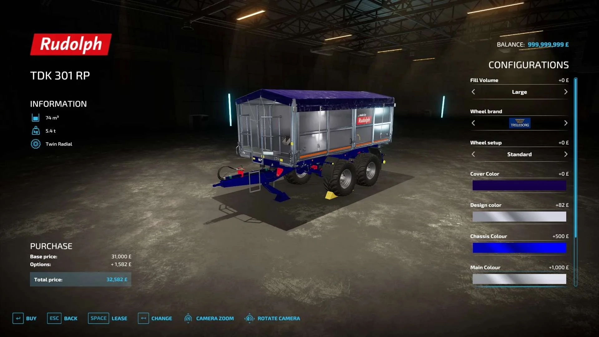 Rudolph TDK 301 Edited v1.0 FS22