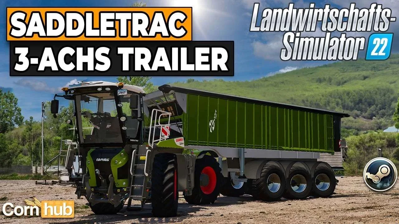 SaddleTrac 3-Achs Trailer v1.0.0.1 FS22
