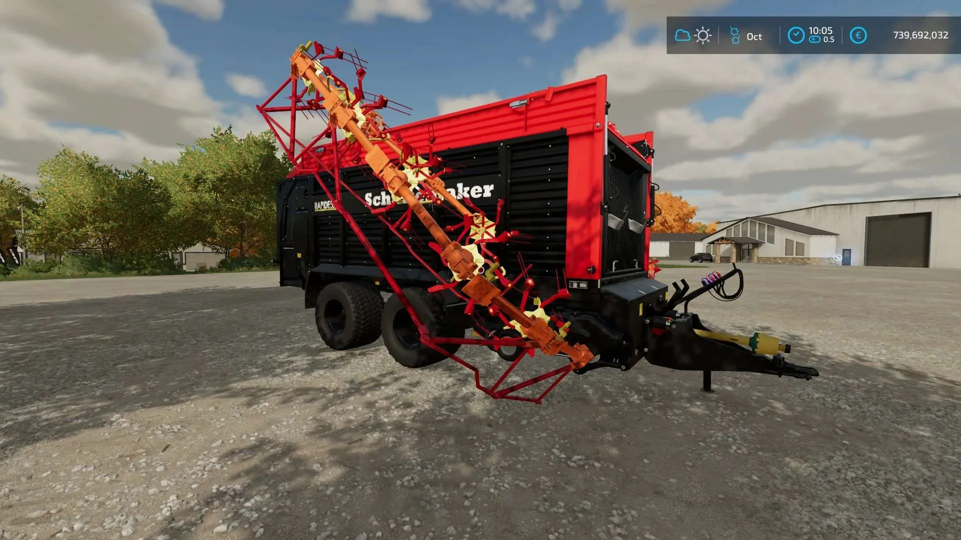 Schuitemaker 22m Windrow v1.0 FS22 FS22 Mod Free Download