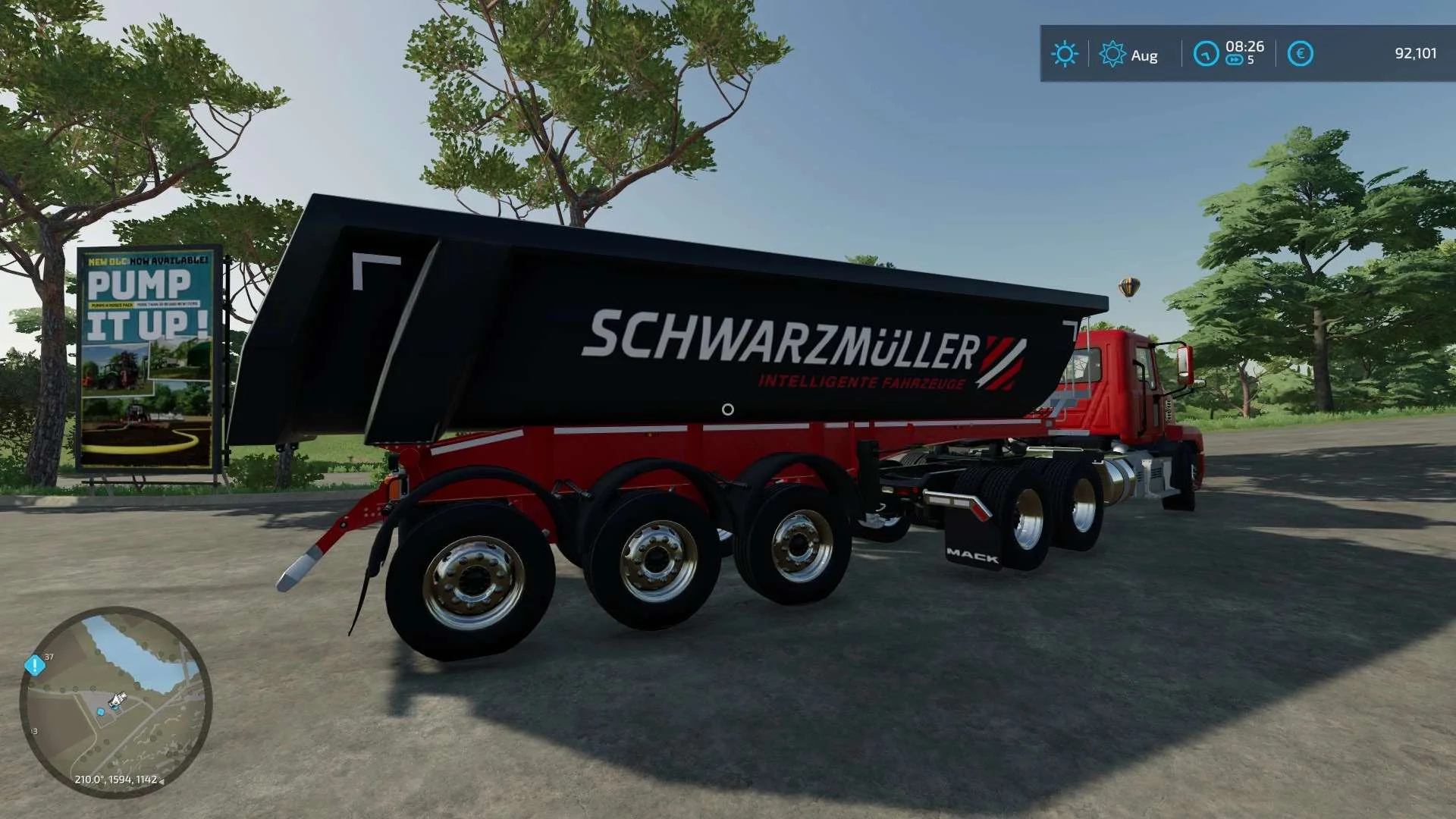 Schwarzmueller Dumper v1.0.0.2 FS22 FS22 Mod Free Download