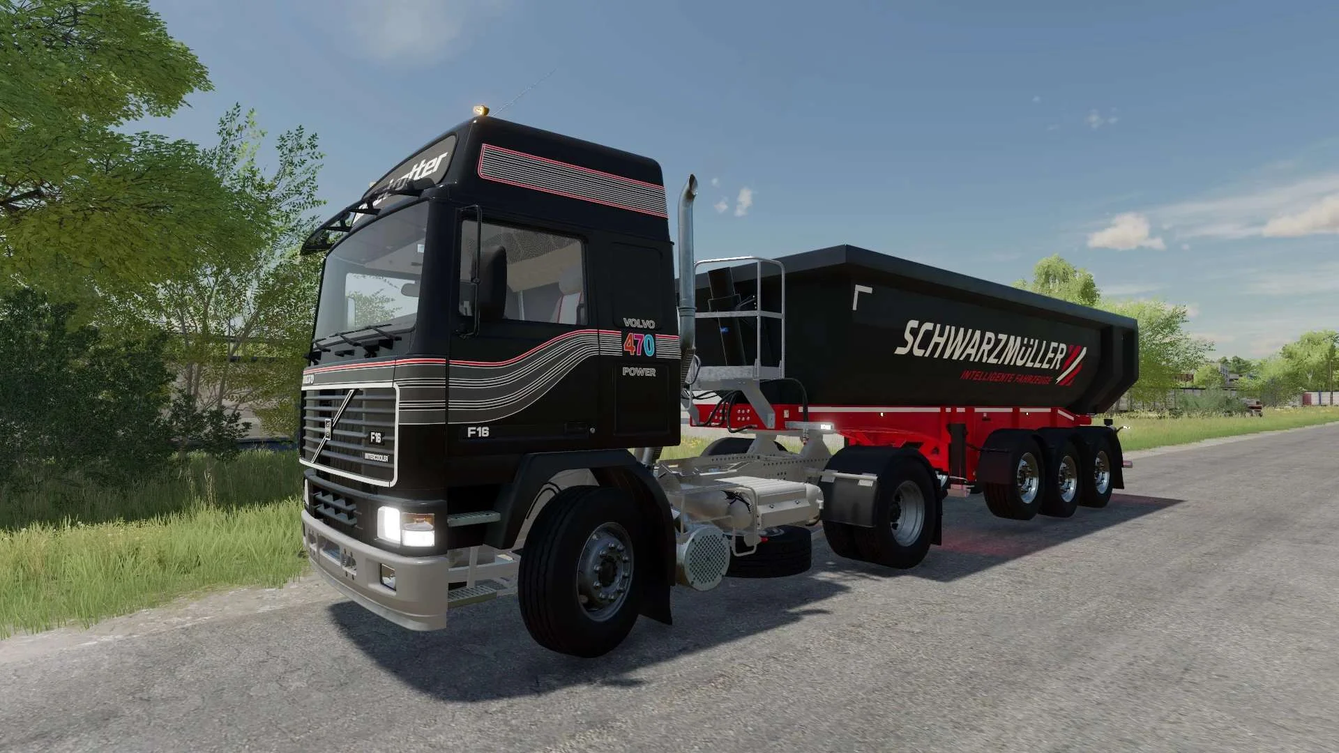 SCHWARZMULLER DUMPER v1.0.0.2 FS22 FS22 Mod Free Download