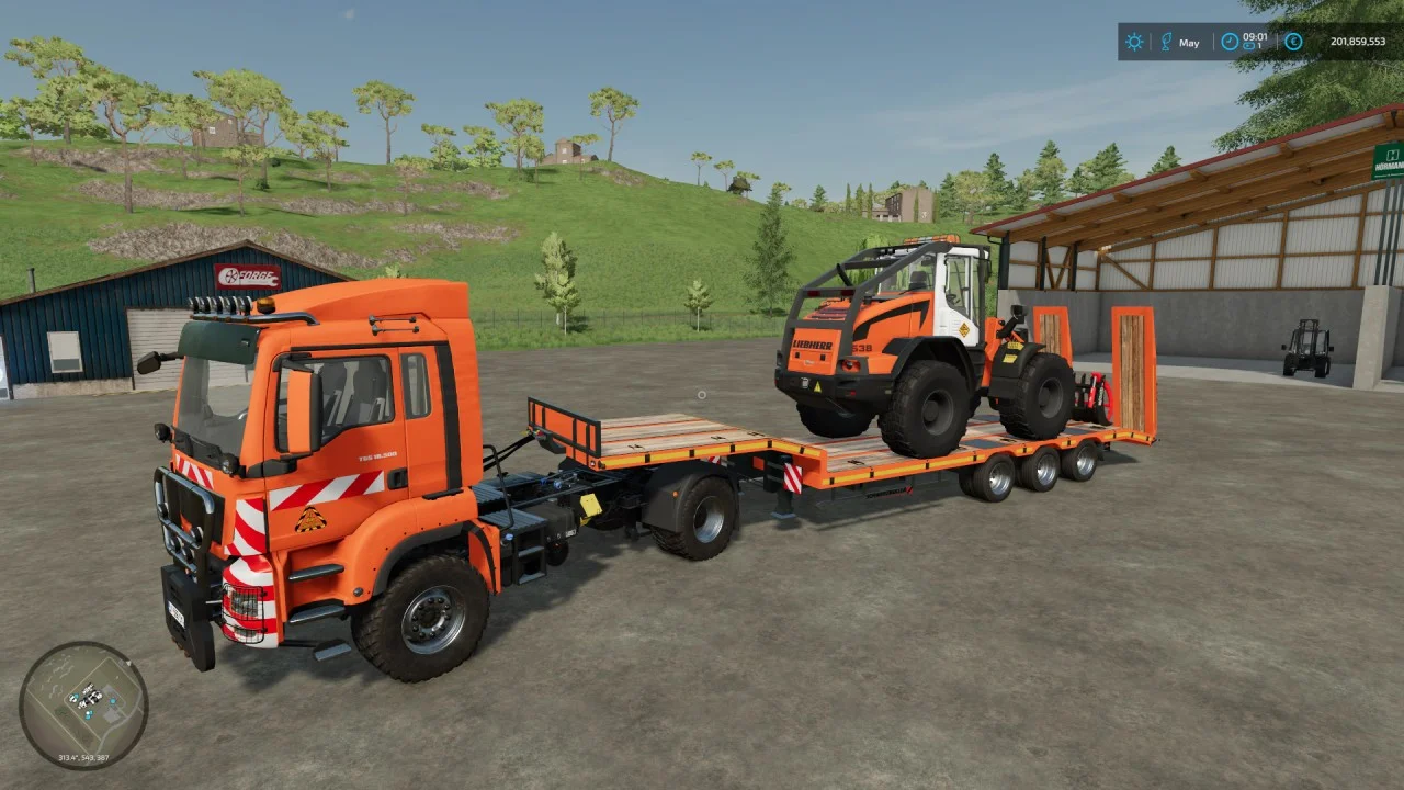Schwarzmuller Low Loader V1.0 FS22 FS22 Mod Free Download