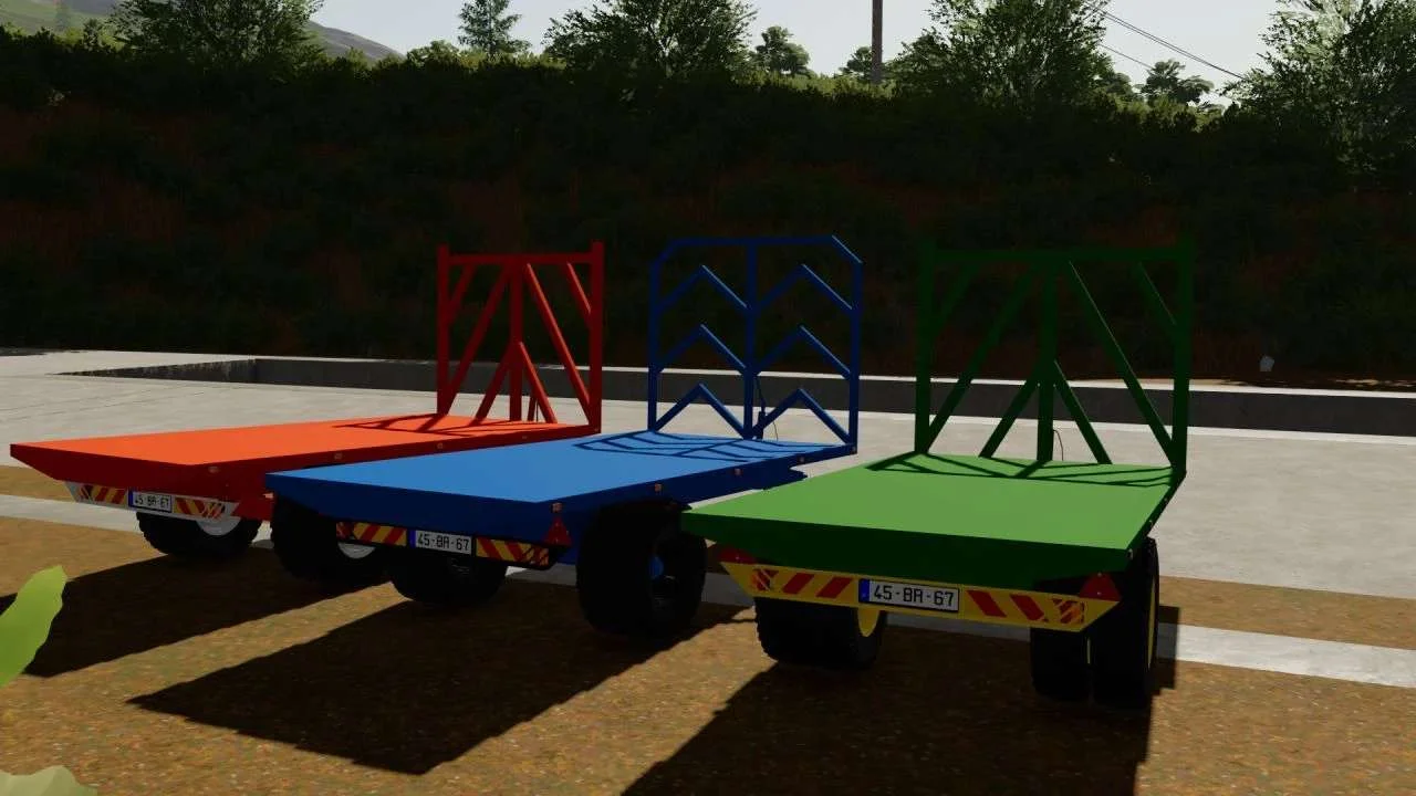 Serralharia Outeiro Trailer For Bales v1.0 FS22 FS22 Mod Free Download