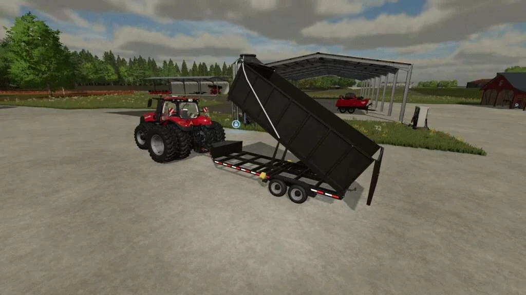 Small Flatbed Trailer v1.0 FS22 FS22 Mod Free Download