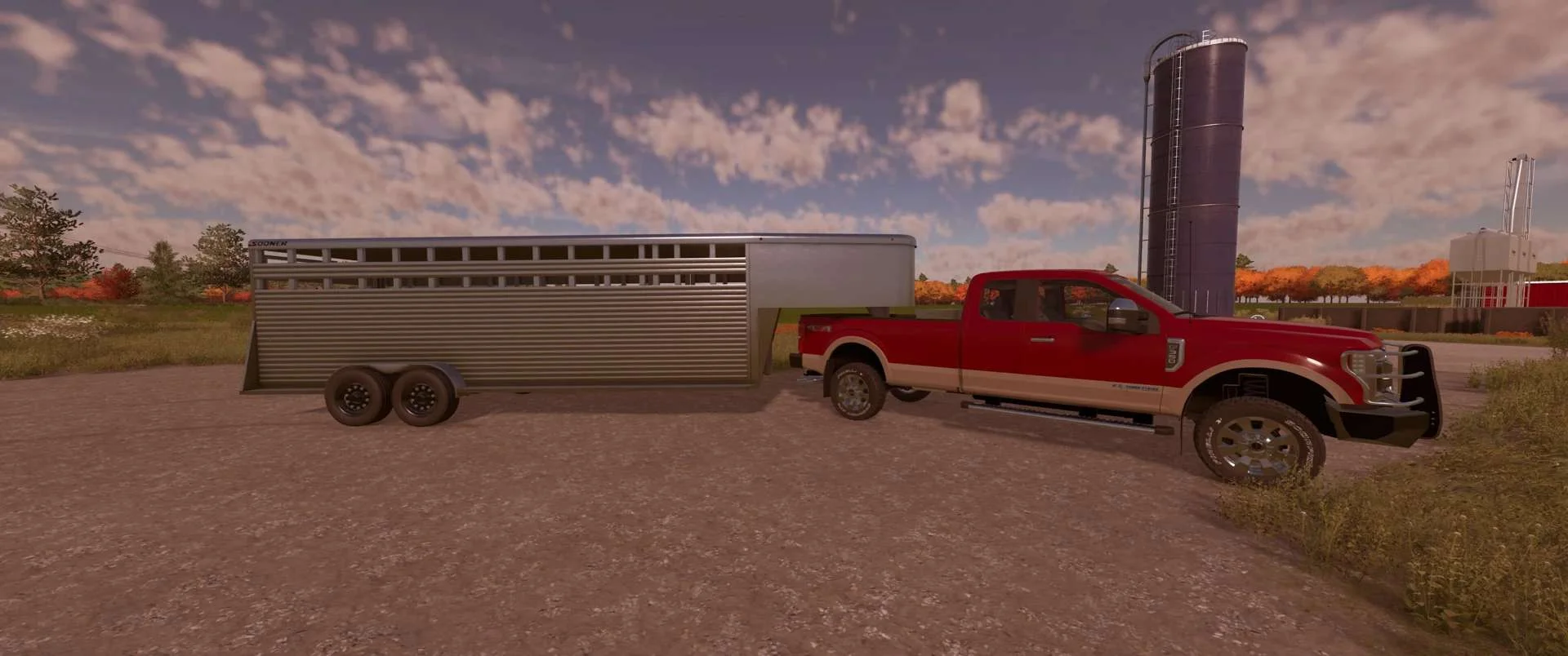 Sooner Livestock Trailer V1.0 FS22 FS22 Mod Free Download