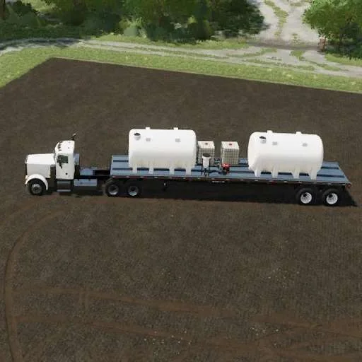 SPRAYER TENDER TRAILER – White Tanks V1.0 FS22