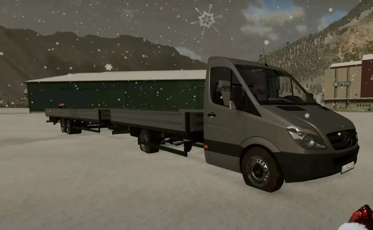 Sprinters and trailers v1.0 FS22 FS22 Mod Free Download