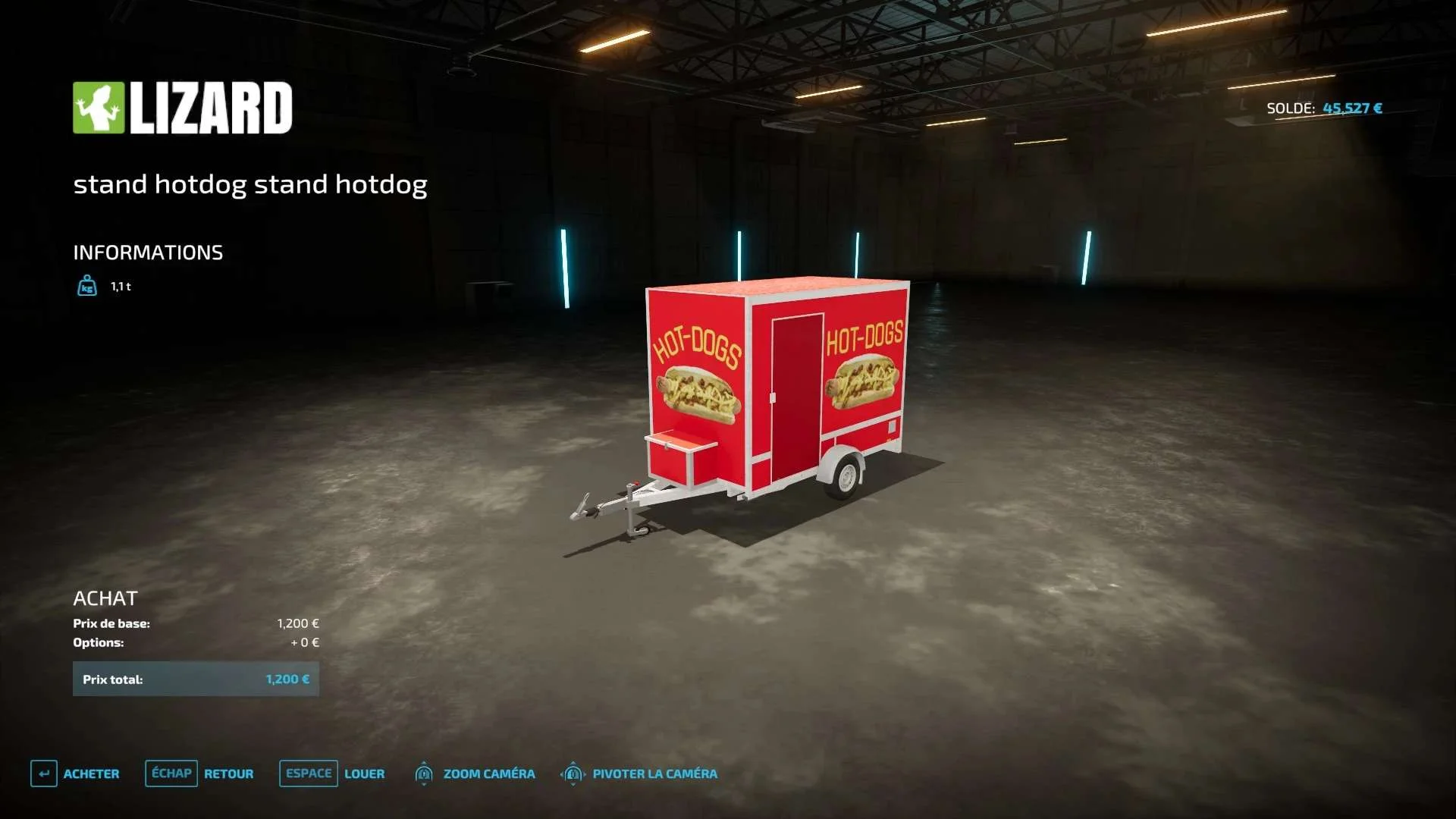 Stand Hot dog v1.0 FS22 FS22 Mod Free Download