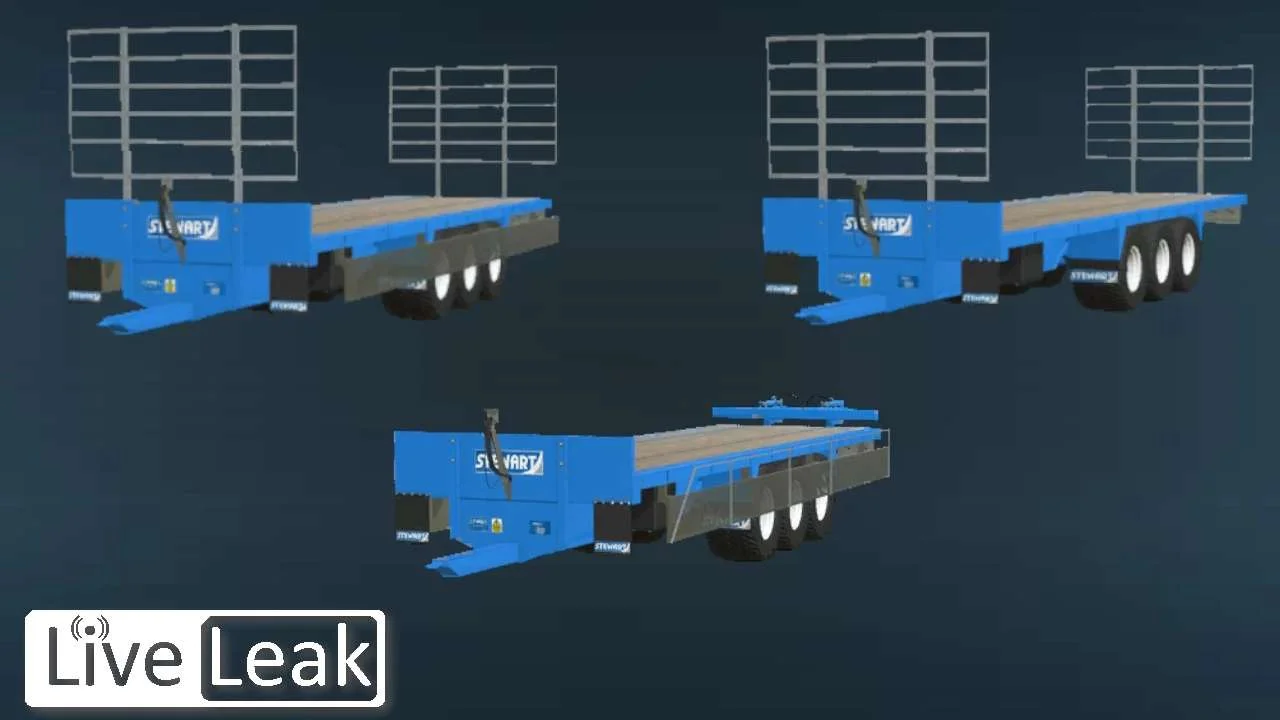 Stewart GX Tri-axle Flatbed v1.0 FS22
