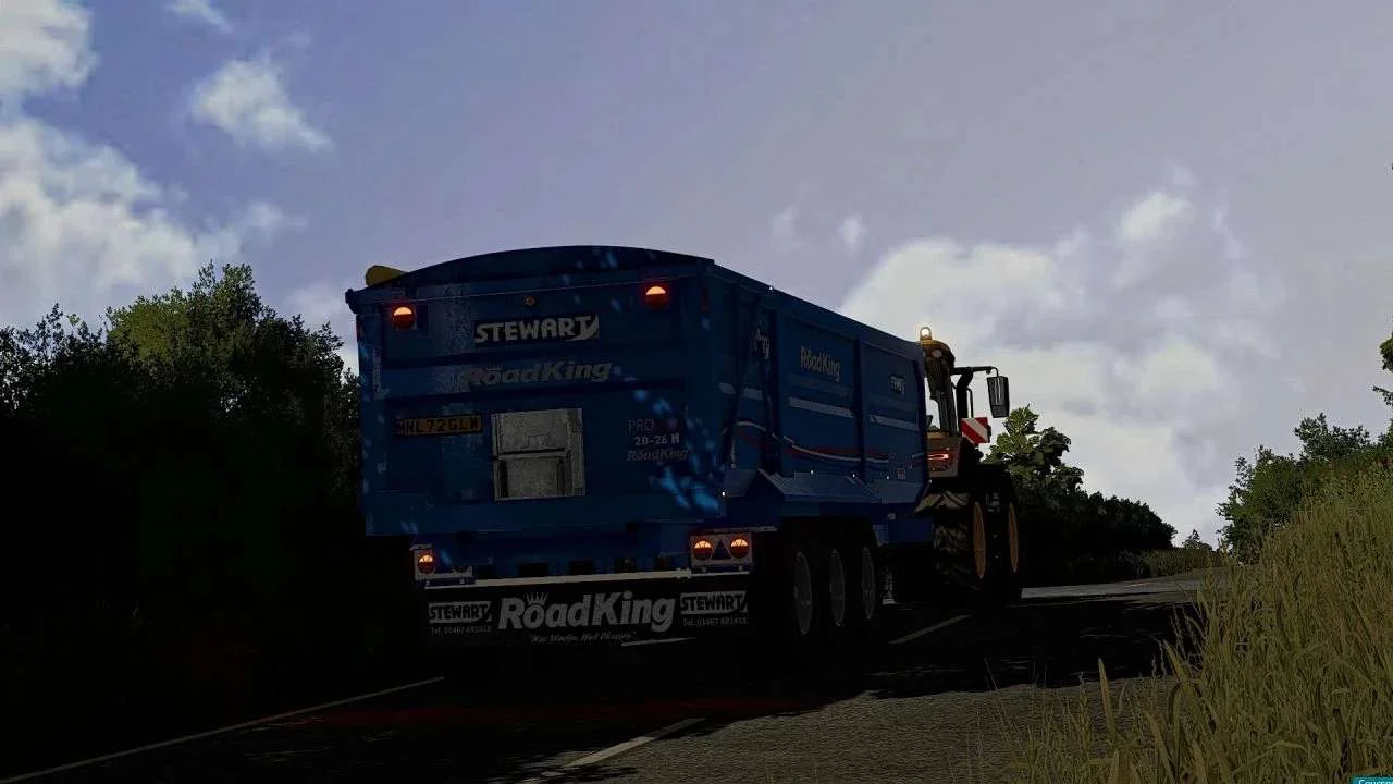 Stewart tri axle trailer v1.0 FS22 FS22 Mod Free Download