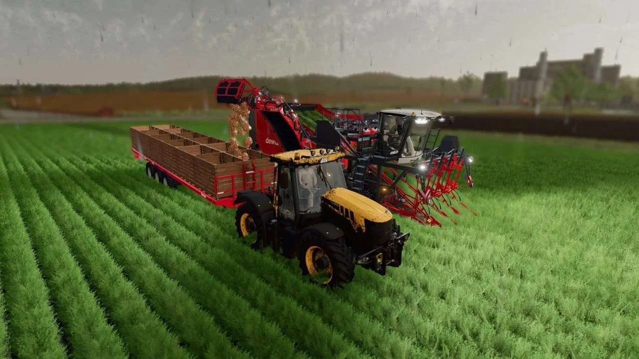 Techmagri TransTruck Vegetable Boxes v1.0 FS22