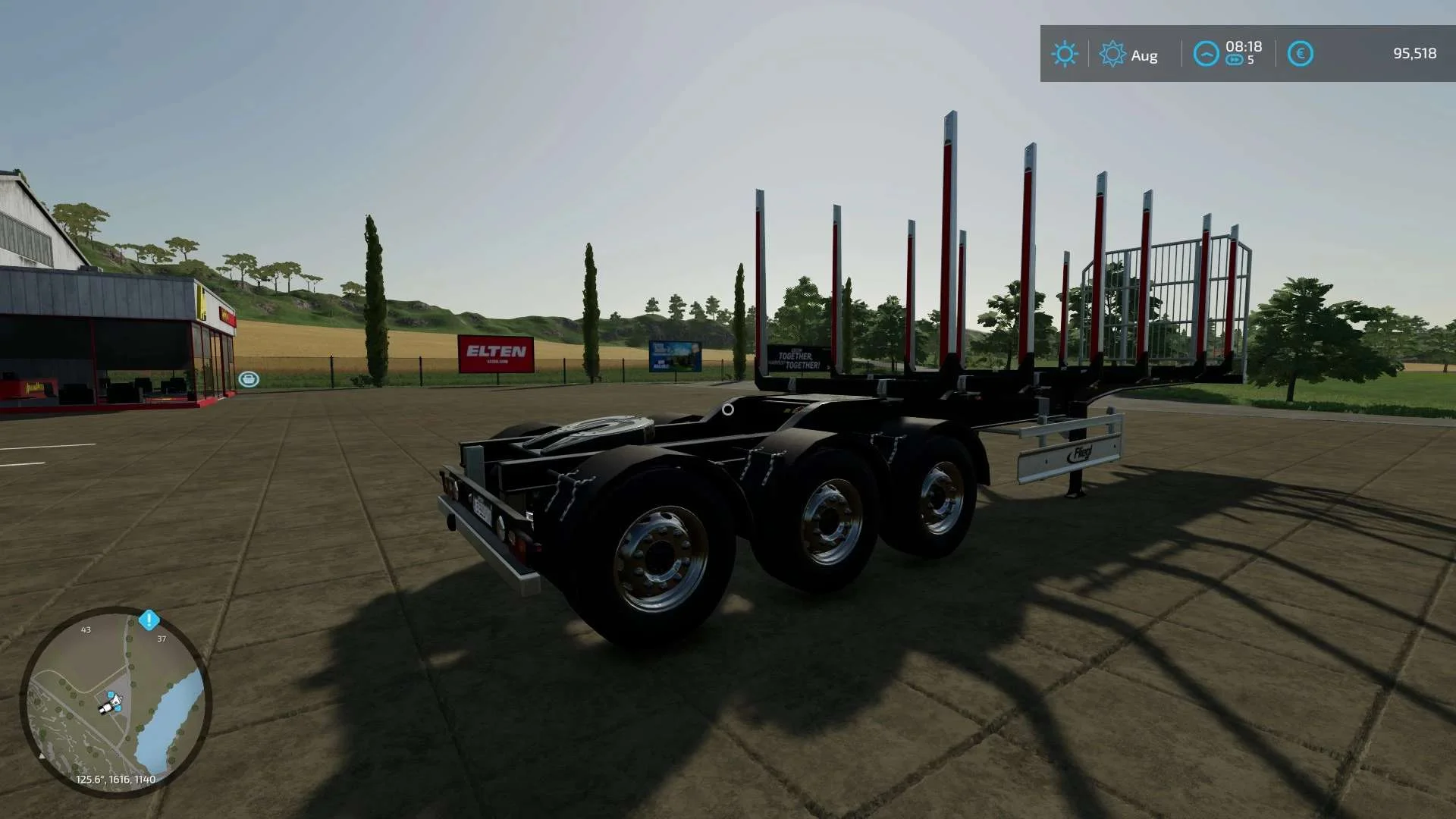 Timber Runner B train / Front v1.0 FS22 FS22 Mod Free Download