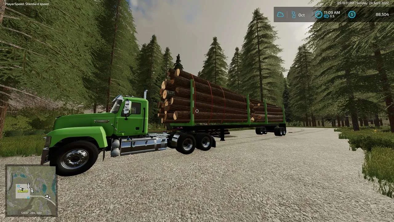 Timber Trailer v1.0.0.2 FS22 FS22 Mod Free Download