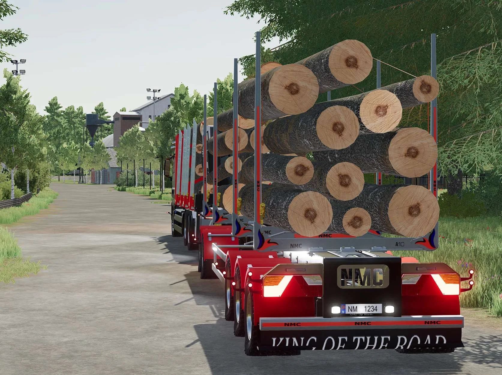 Timbertrailer NMC converted v1.0 FS22 FS22 Mod Free Download