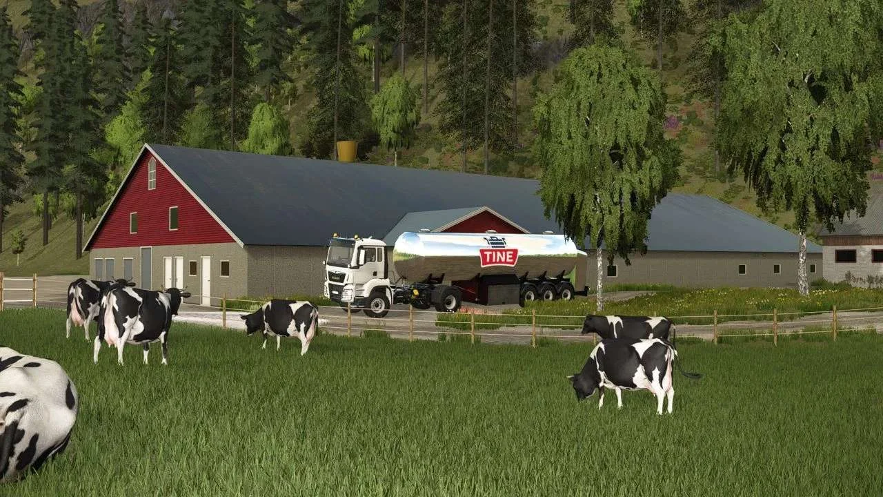 TINE Milk Tanker v1.0 FS22 FS22 Mod Free Download