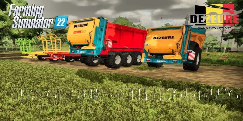 TRAILER DEZEURE PACK v1.0 FS22 FS22 Mod Free Download