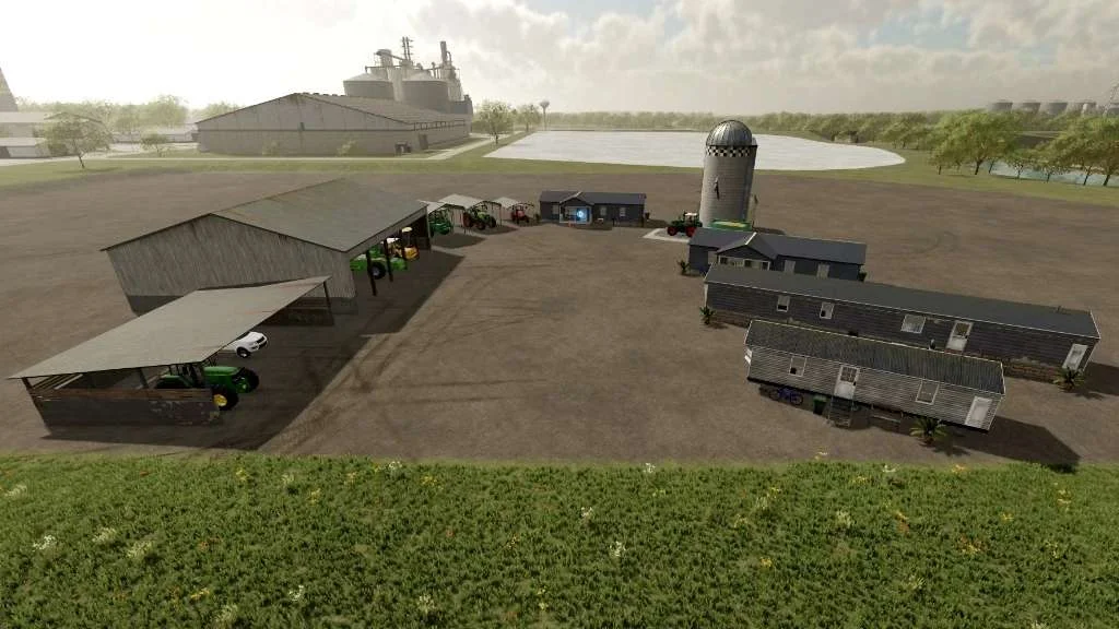 Trailer Farm Buildings Pack v1.0 FS22 FS22 Mod Free Download