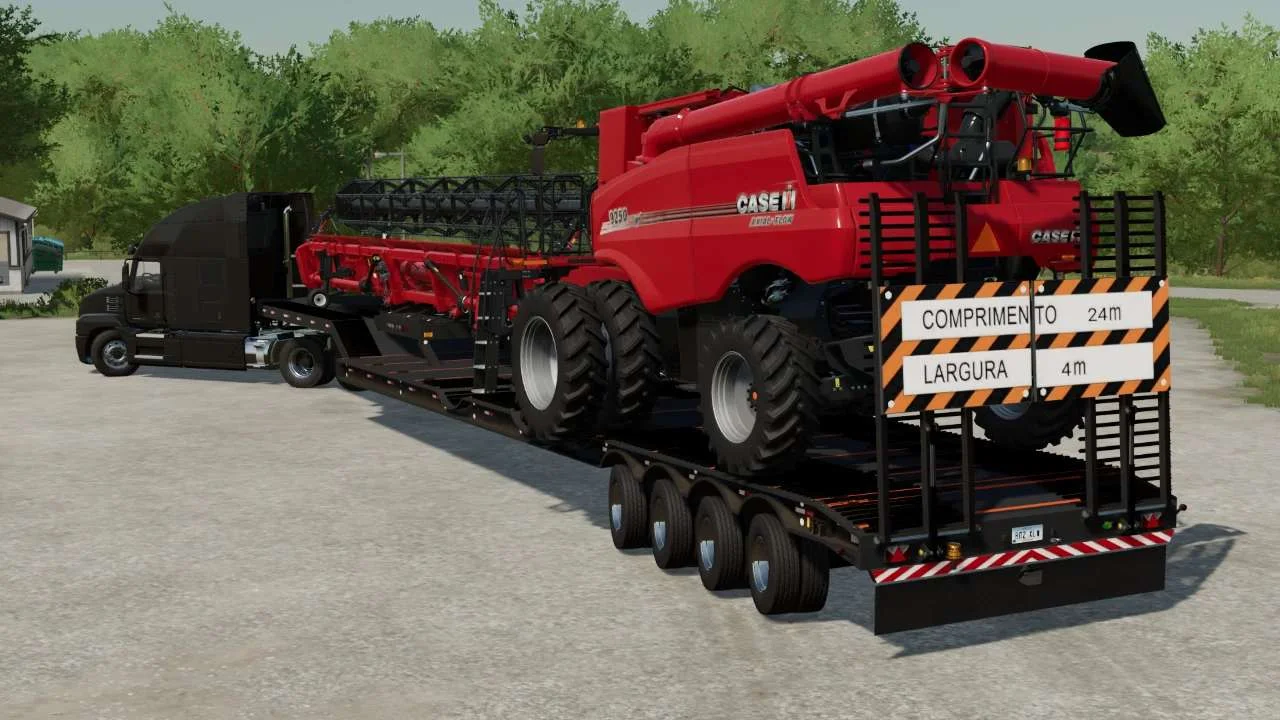 Transport Trailer 25M v1.0 FS22 FS22 Mod Free Download