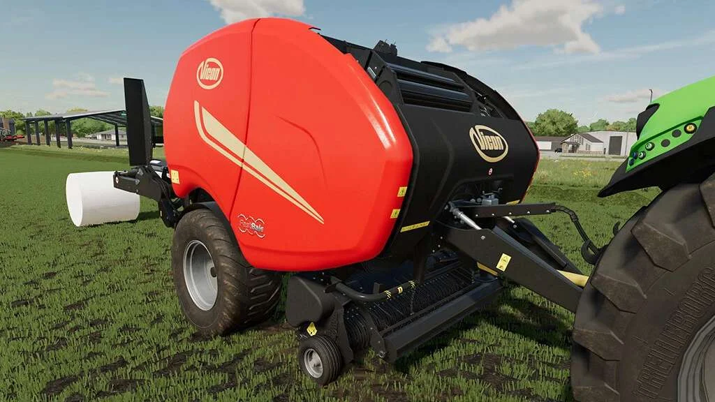 Vicon FastBale with Mesh foil addon v1.0 FS22 FS22 Mod Free Download