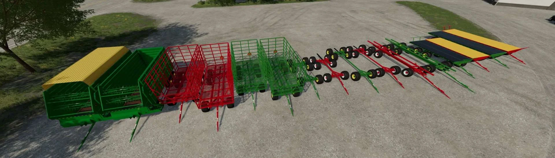 Wagon Pack v1.0 FS22 FS22 Mod Free Download