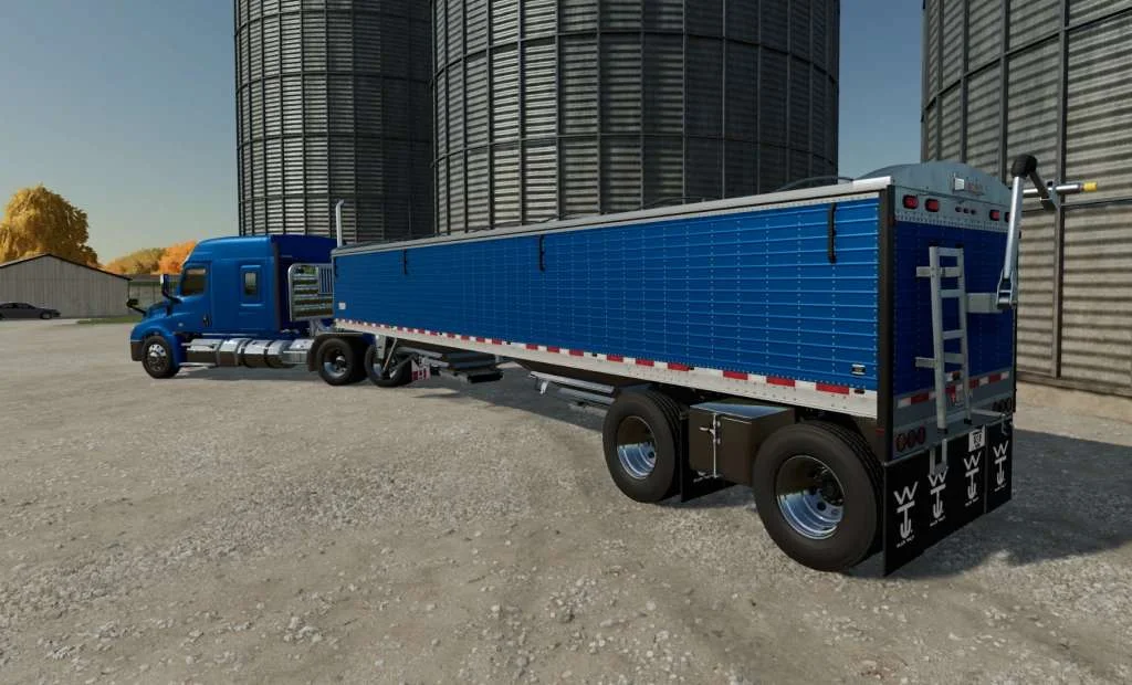 Wilson Pacesetter Spread Axle Grain Trailer v1.0 FS22 FS22 Mod Free Download