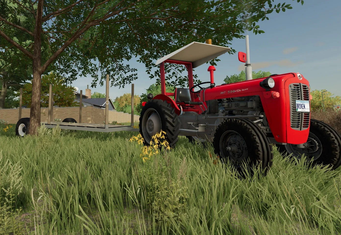 Wood Trailer V1.0 FS22 FS22 Mod Free Download