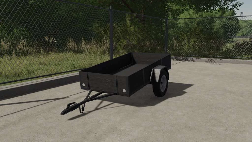 Wooden Car Trailer v1.0 FS22 FS22 Mod Free Download
