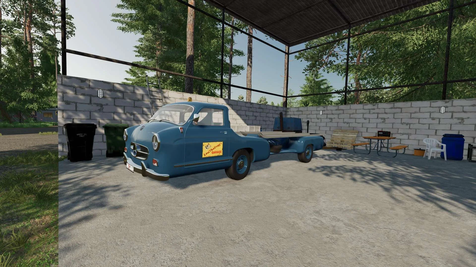 1955 Mercedes Benz Transporter v1.0 FS22 FS22 Mod Free Download
