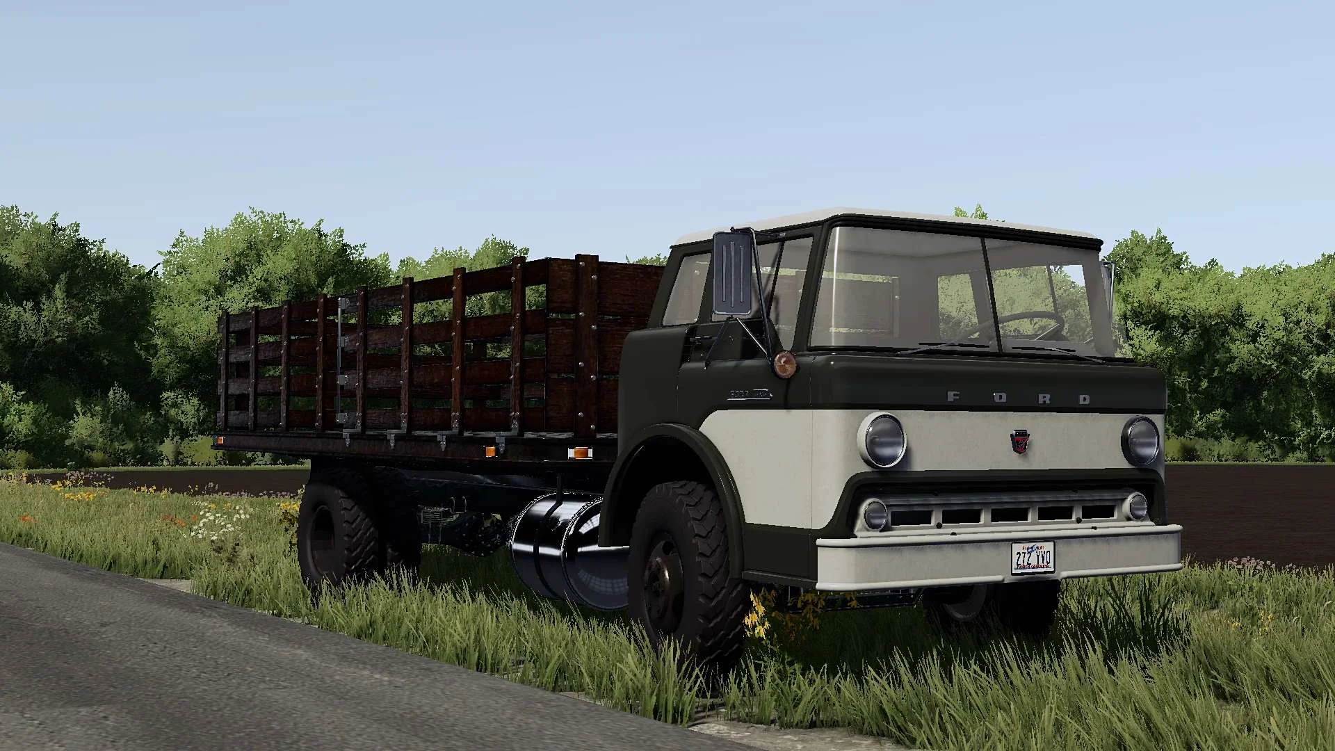 1957 Ford C600 Flatbed HOTFIX V2.1 FS22 FS22 Mod Free Download
