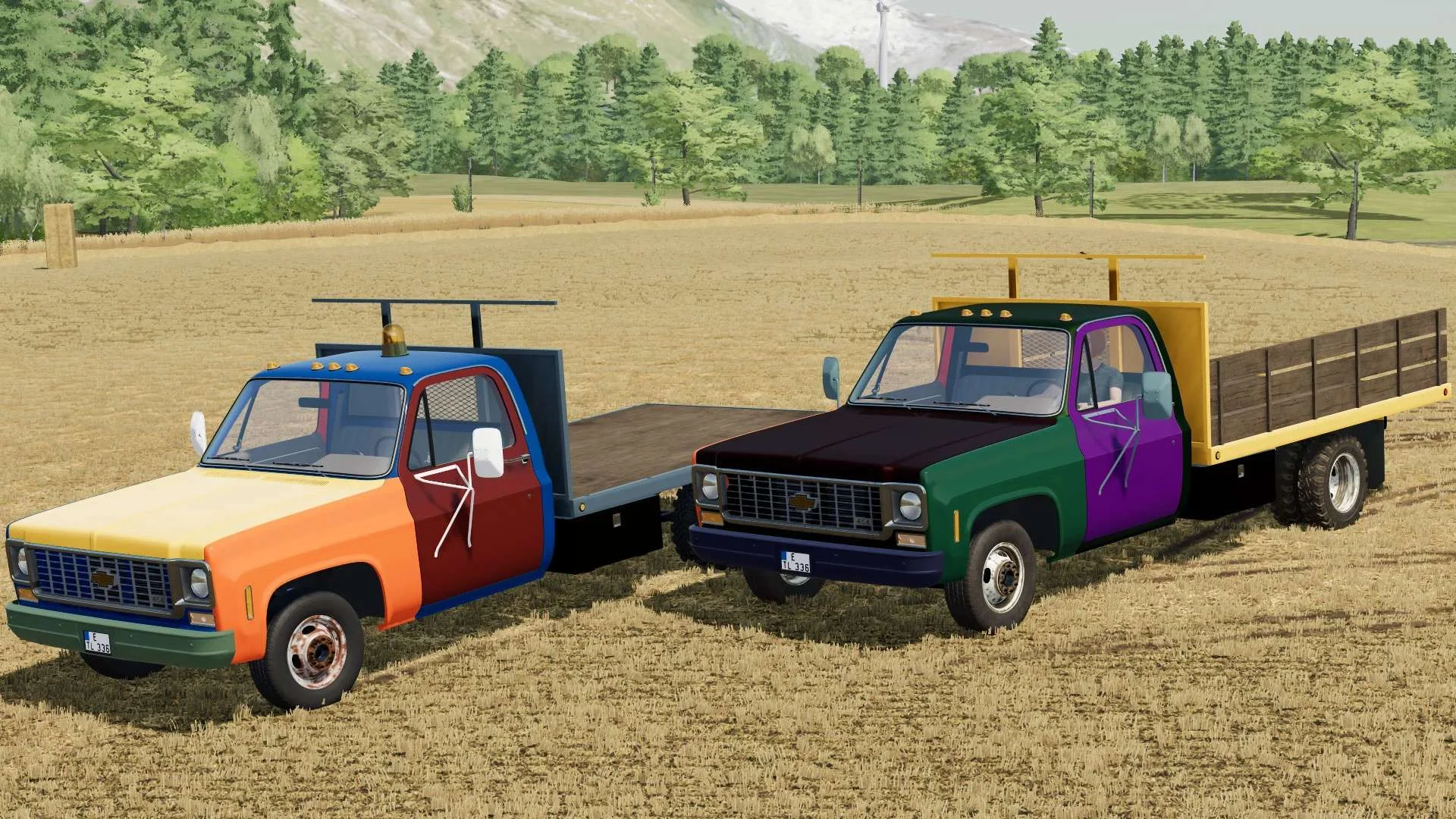 1972 Chevrolet C30 Flatbed Truck v1.0 FS22 FS22 Mod Free Download