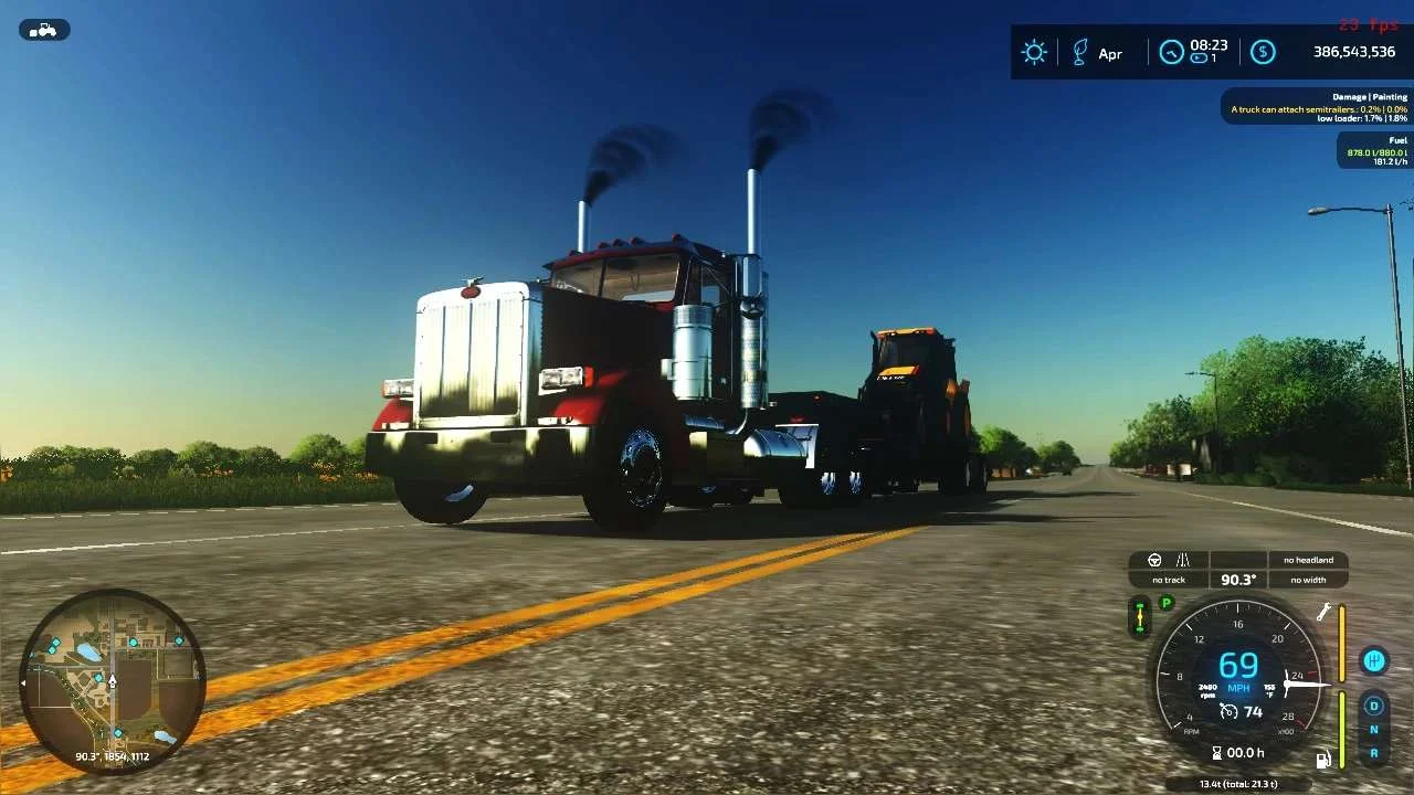 1999 Peterbilt 379 Daycab v1.0 FS22 FS22 Mod Free Download