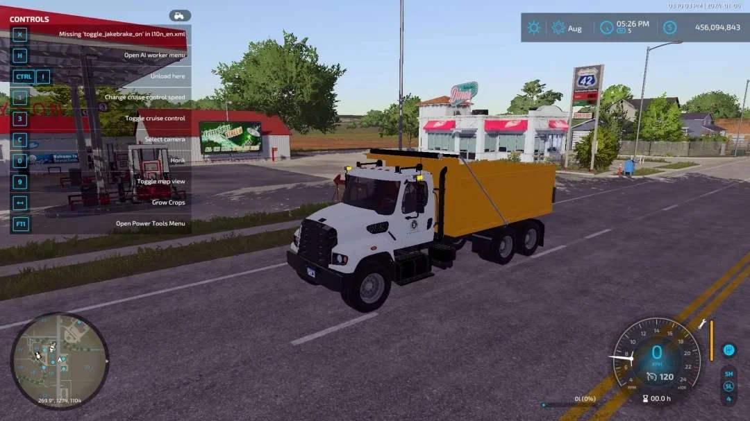 2013 Freightliner FL114SD v5.0 FS22 FS22 Mod Free Download