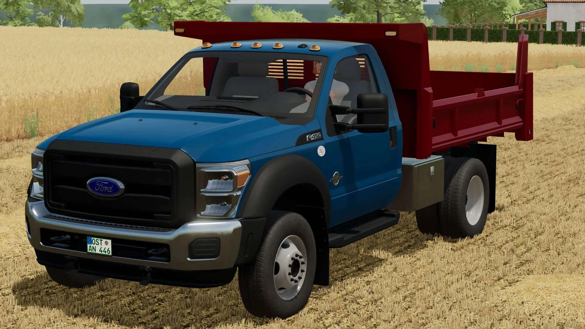 2014 Ford F450 Dump Truck v1.0 FS22 FS22 Mod Free Download