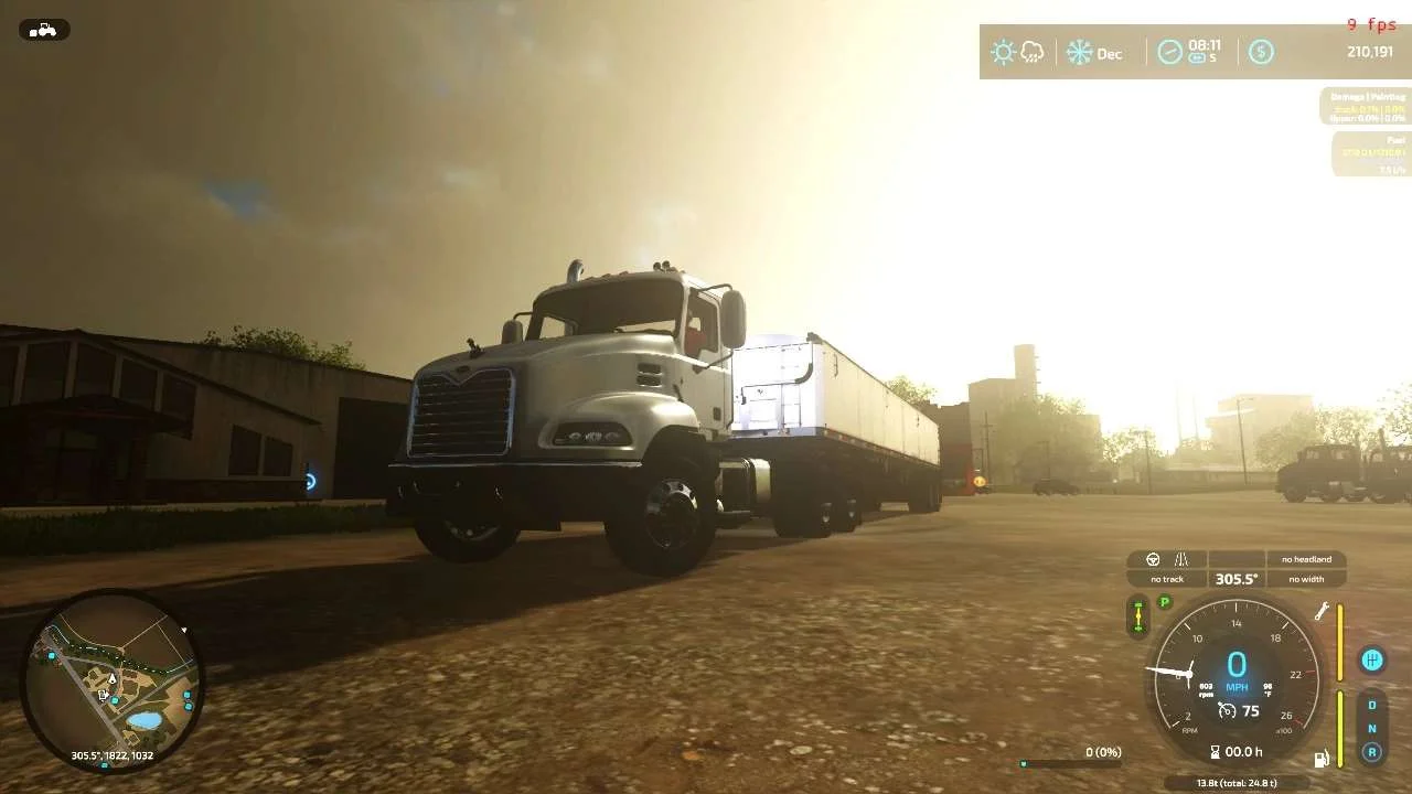 2016 Mack Pinnacle CXU613 v1.0 FS22 FS22 Mod Free Download