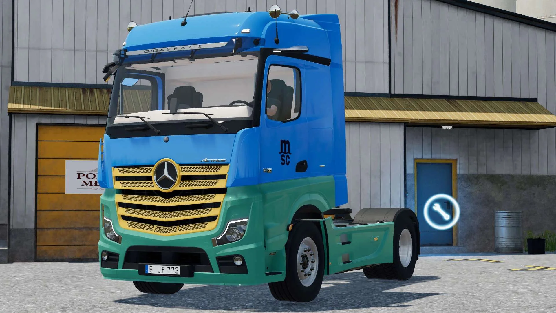 2020 Mercedes Benz Actros MP5 MSC Group v1.0 FS22 FS22 Mod Free Download