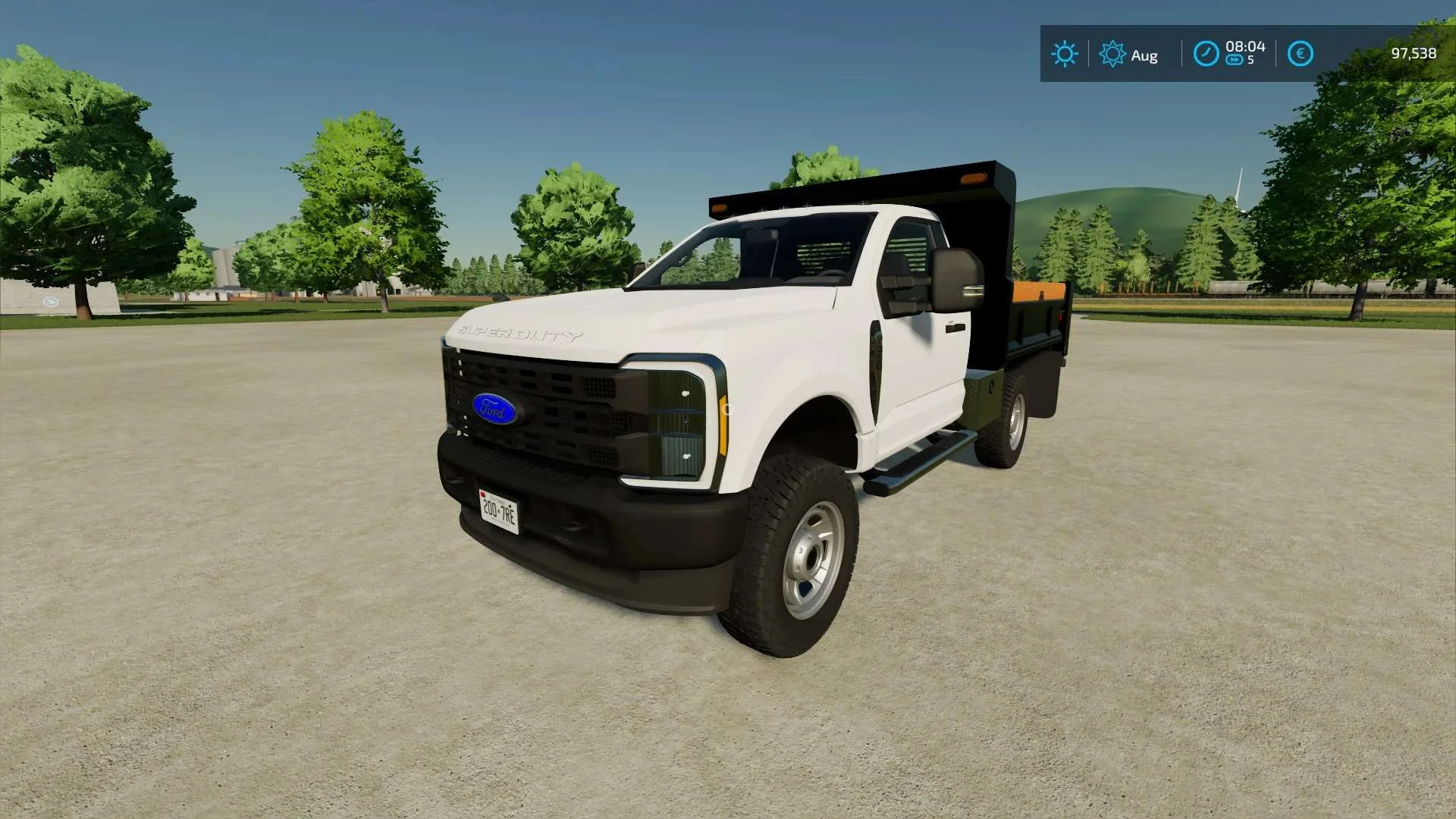 2023 Ford F350 Dump Truck v1.0 FS22 FS22 Mod Free Download