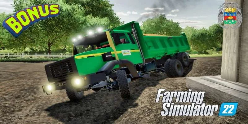 6X4 BENNE C280 v1.0 FS22 FS22 Mod Free Download