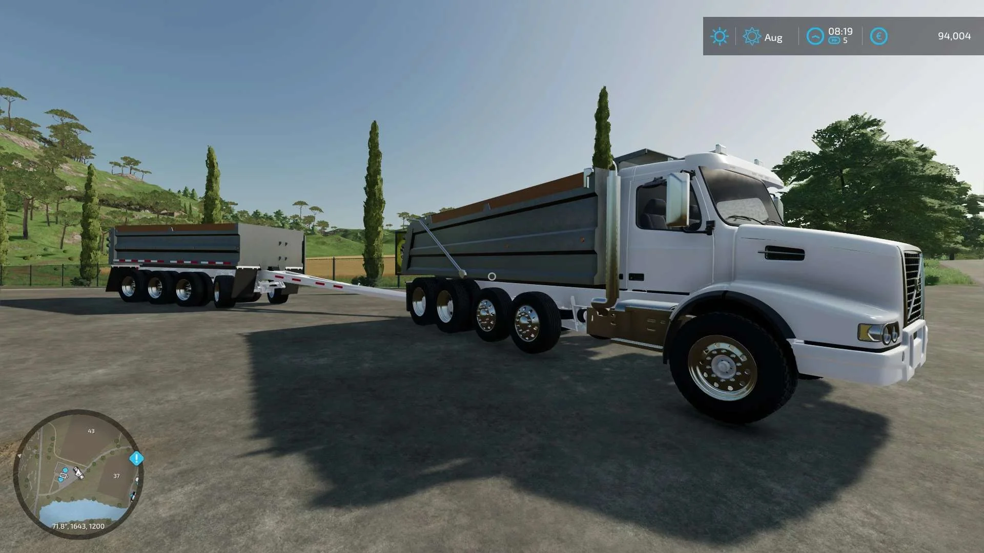 AJ Deere Volvo Truck Pack v1.0 FS22 FS22 Mod Free Download