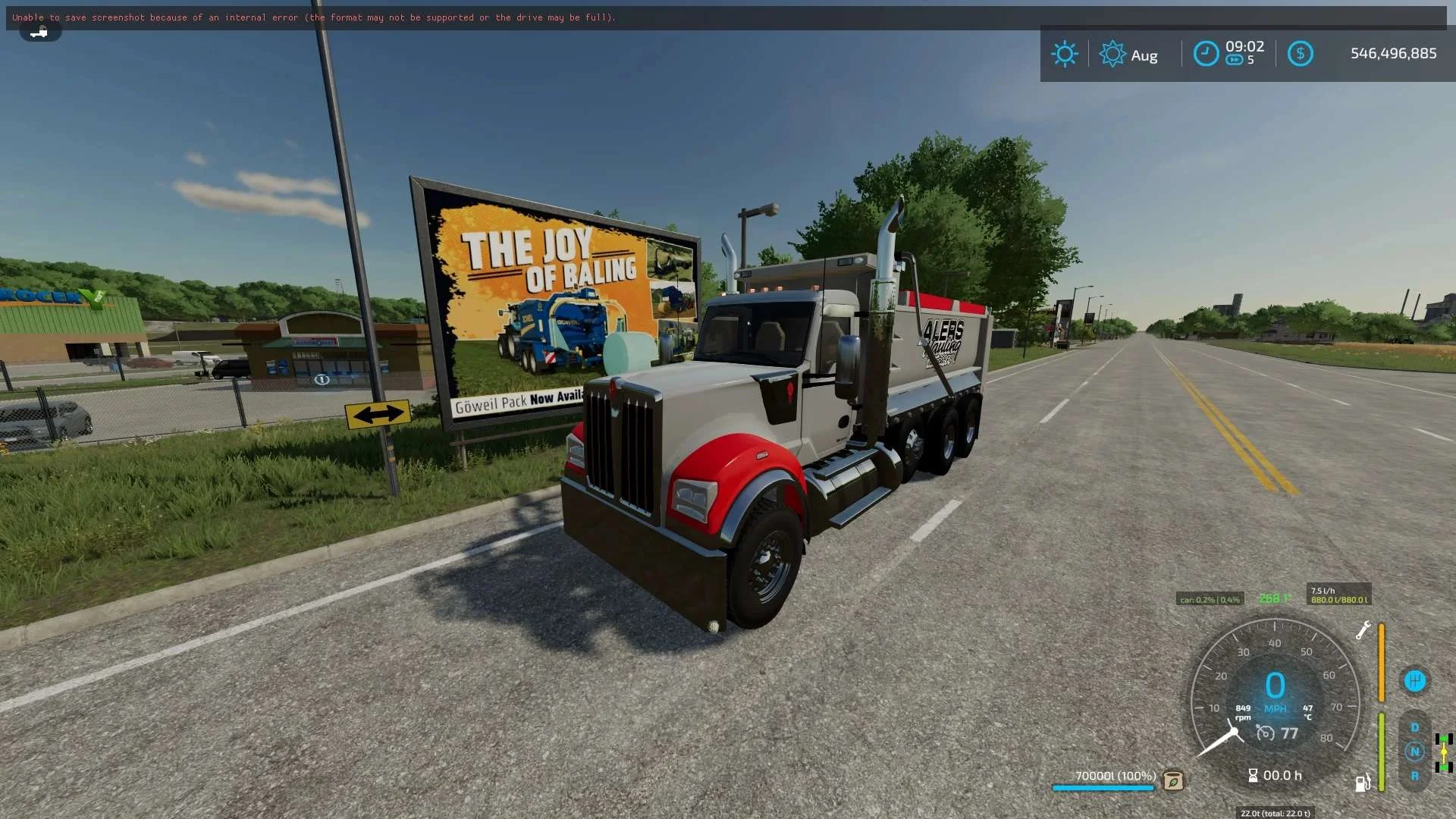 ALERS HAULING KENWORTHW990 DUMP TRUCK V2.0 FS22 FS22 Mod Free Download
