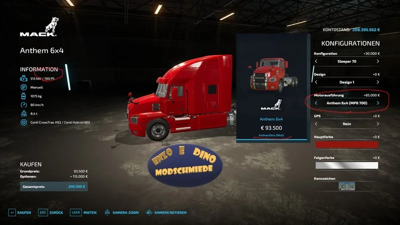 ANTHEM 700PS V1.0 FS22 FS22 Mod Free Download