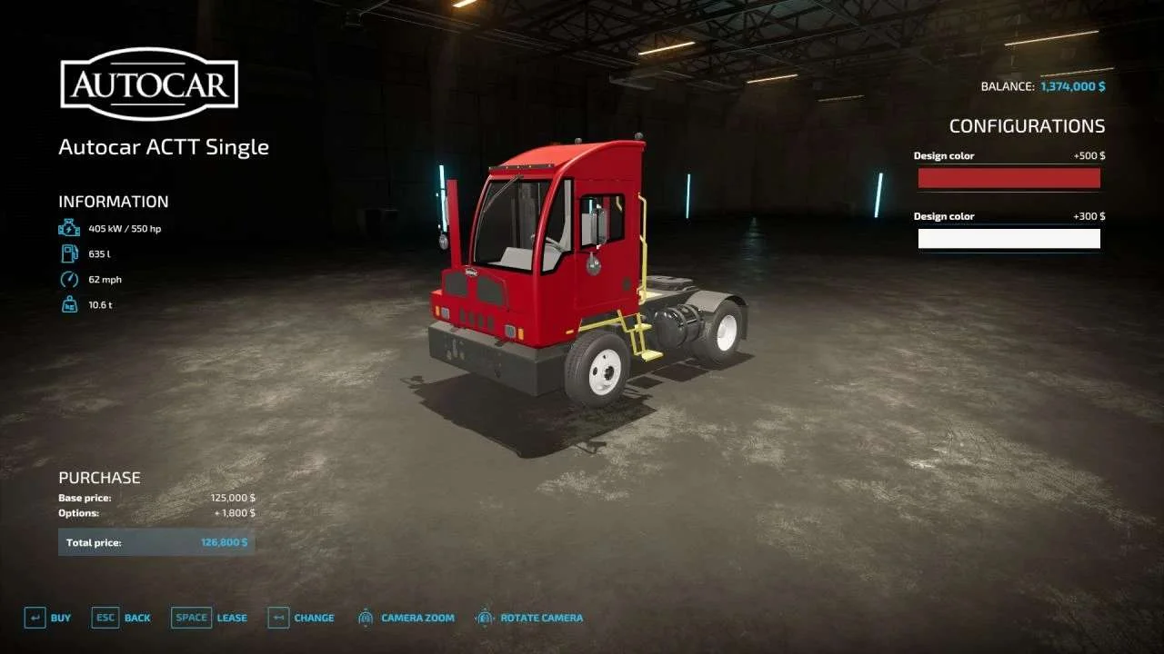 Autocar ACTT Yard Switcher v1.0 FS22 FS22 Mod Free Download