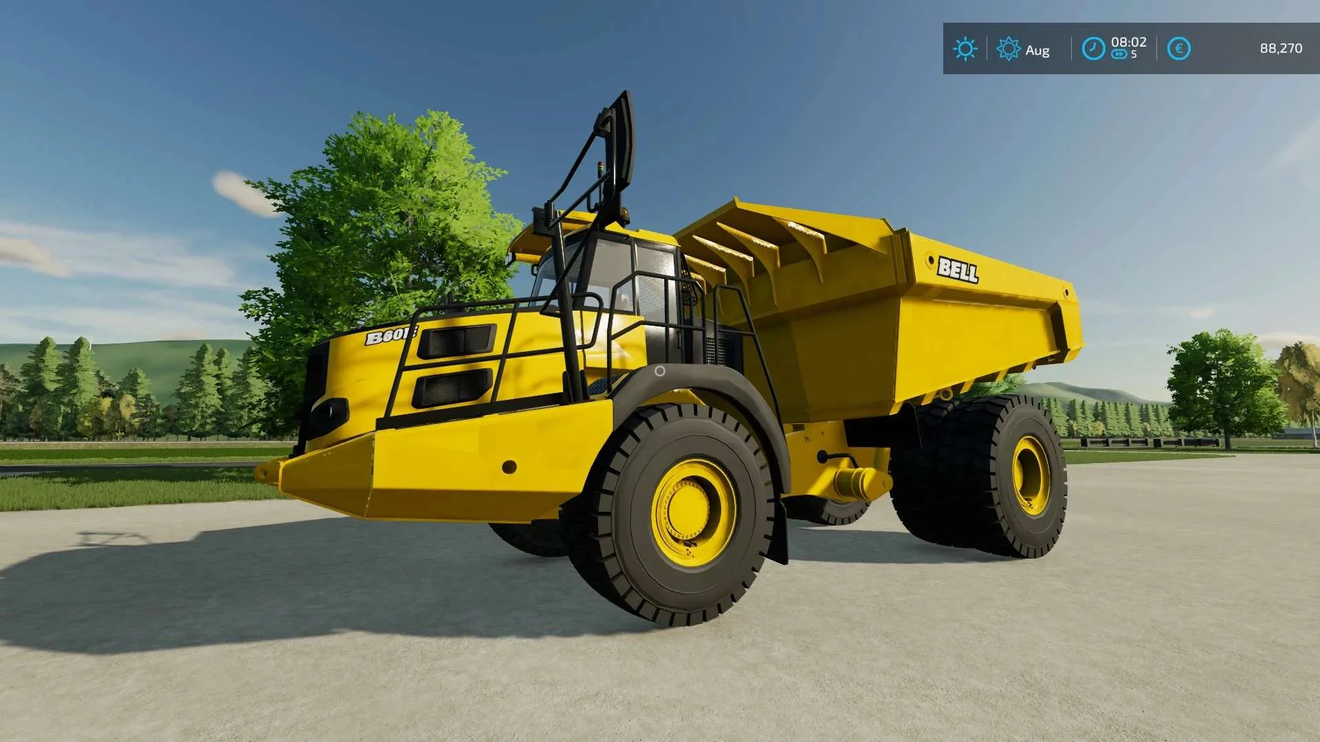 Bell Dump truck v1.0 FS22 FS22 Mod Free Download