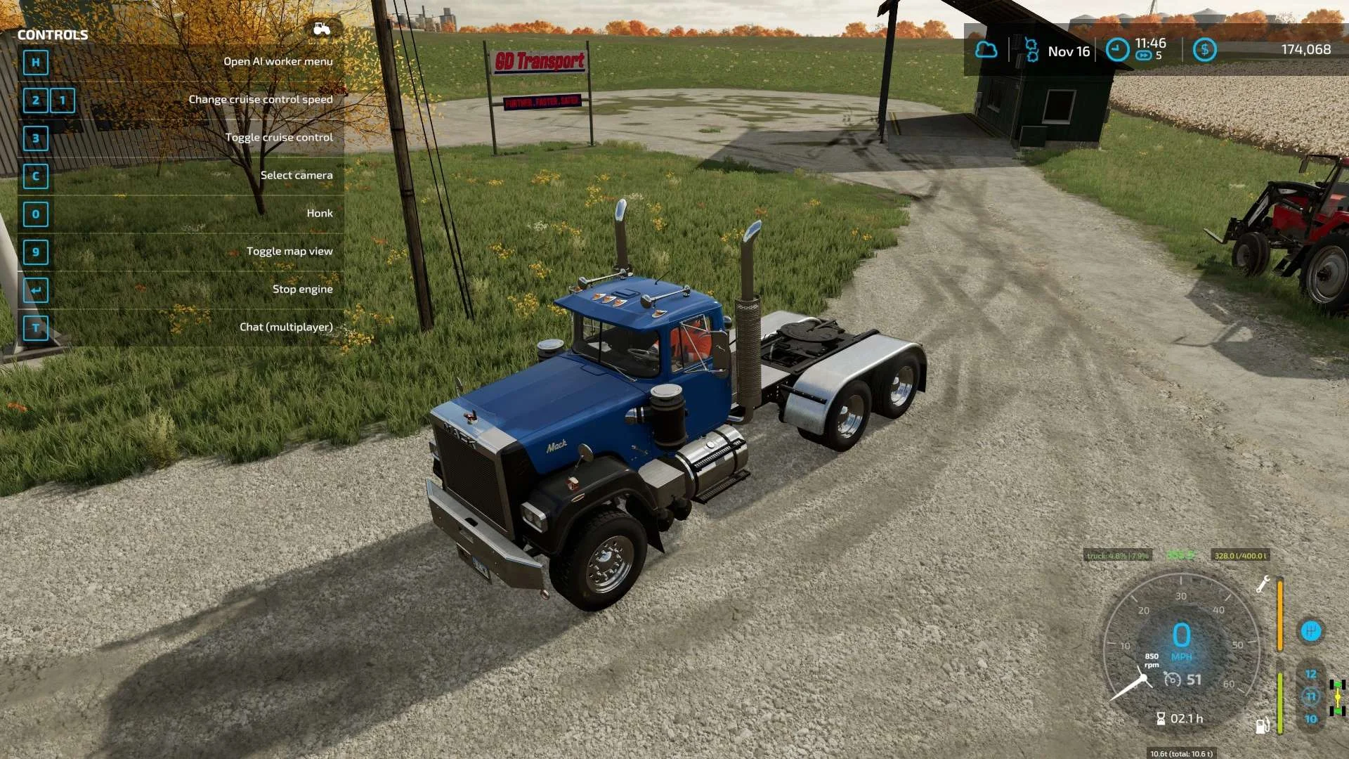 Blueline Mack Pack v1.0 FS22 FS22 Mod Free Download