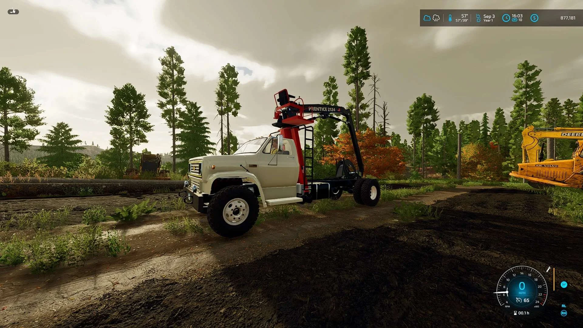 C-60 Log Loader Truck Front Mount v1.0 FS22 FS22 Mod Free Download