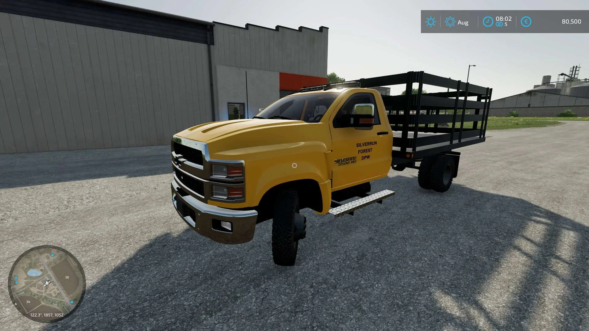 Chevy 550 flatbed v1.0 FS22 FS22 Mod Free Download