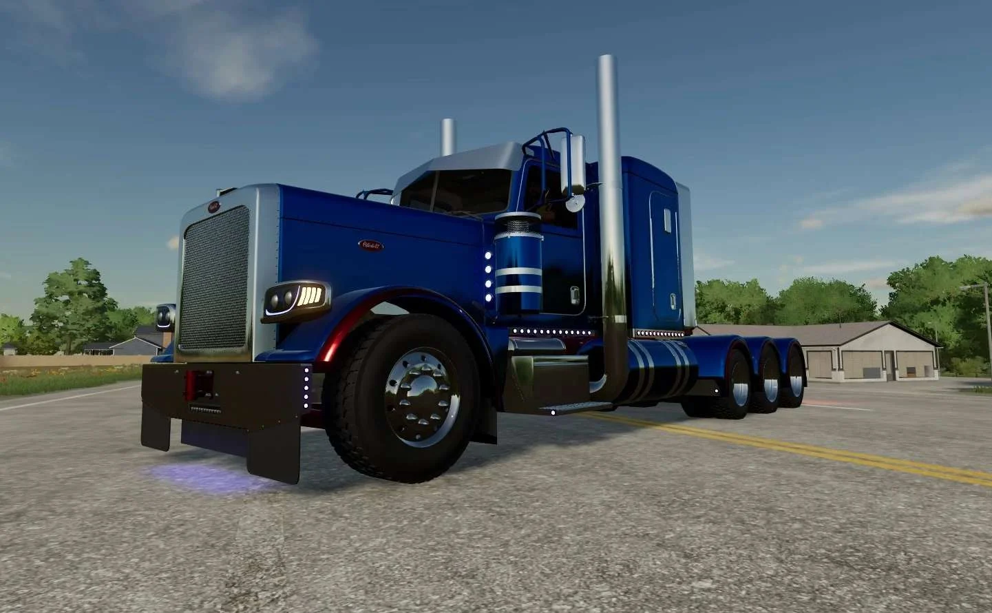 Custom Peterbilt 389 v1.0 FS22 FS22 Mod Free Download