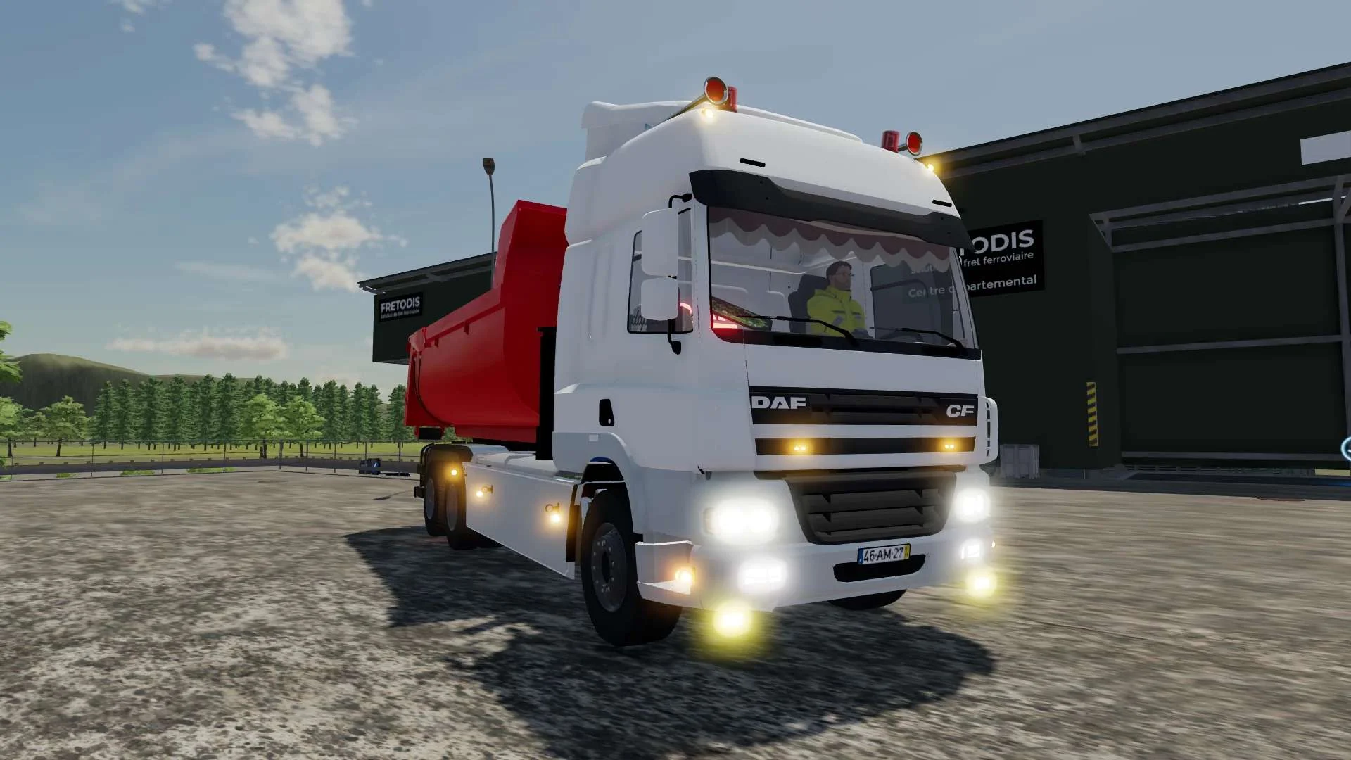 DAF CF 8×4 v1.0 FS22 FS22 Mod Free Download