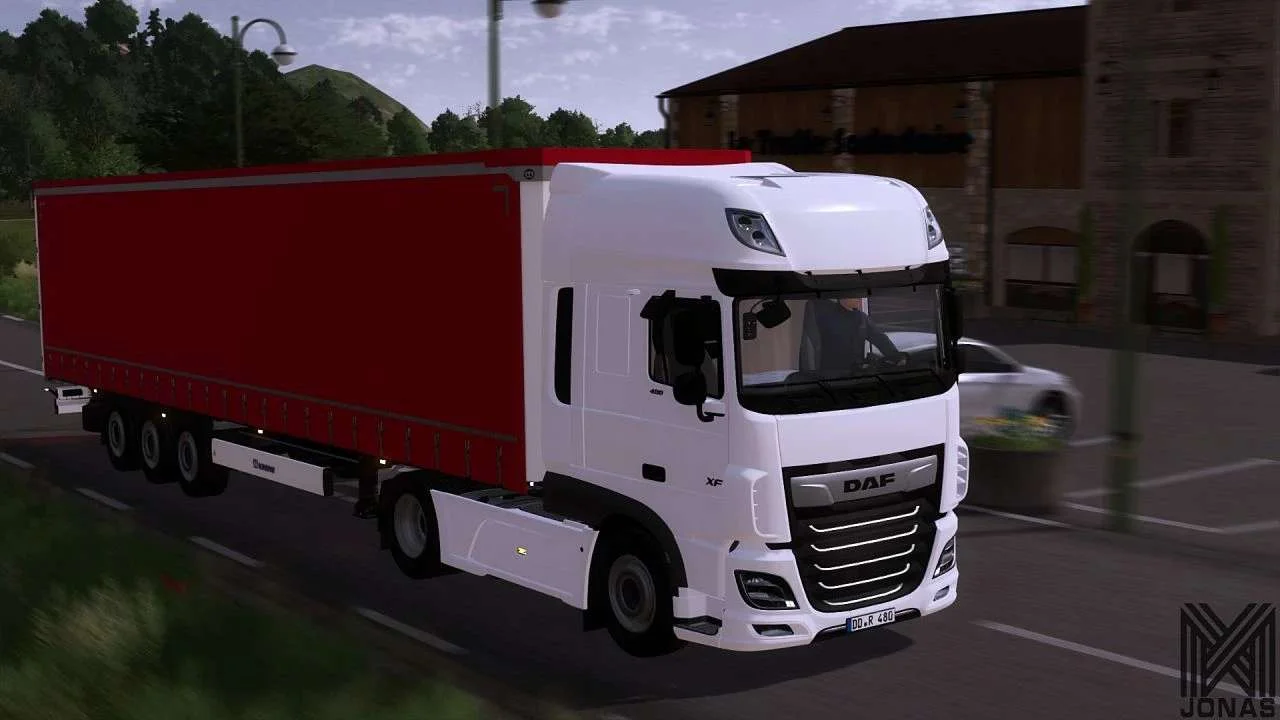 DAF XF 106 + Tandem Trailer v2.0 FS22 FS22 Mod Free Download